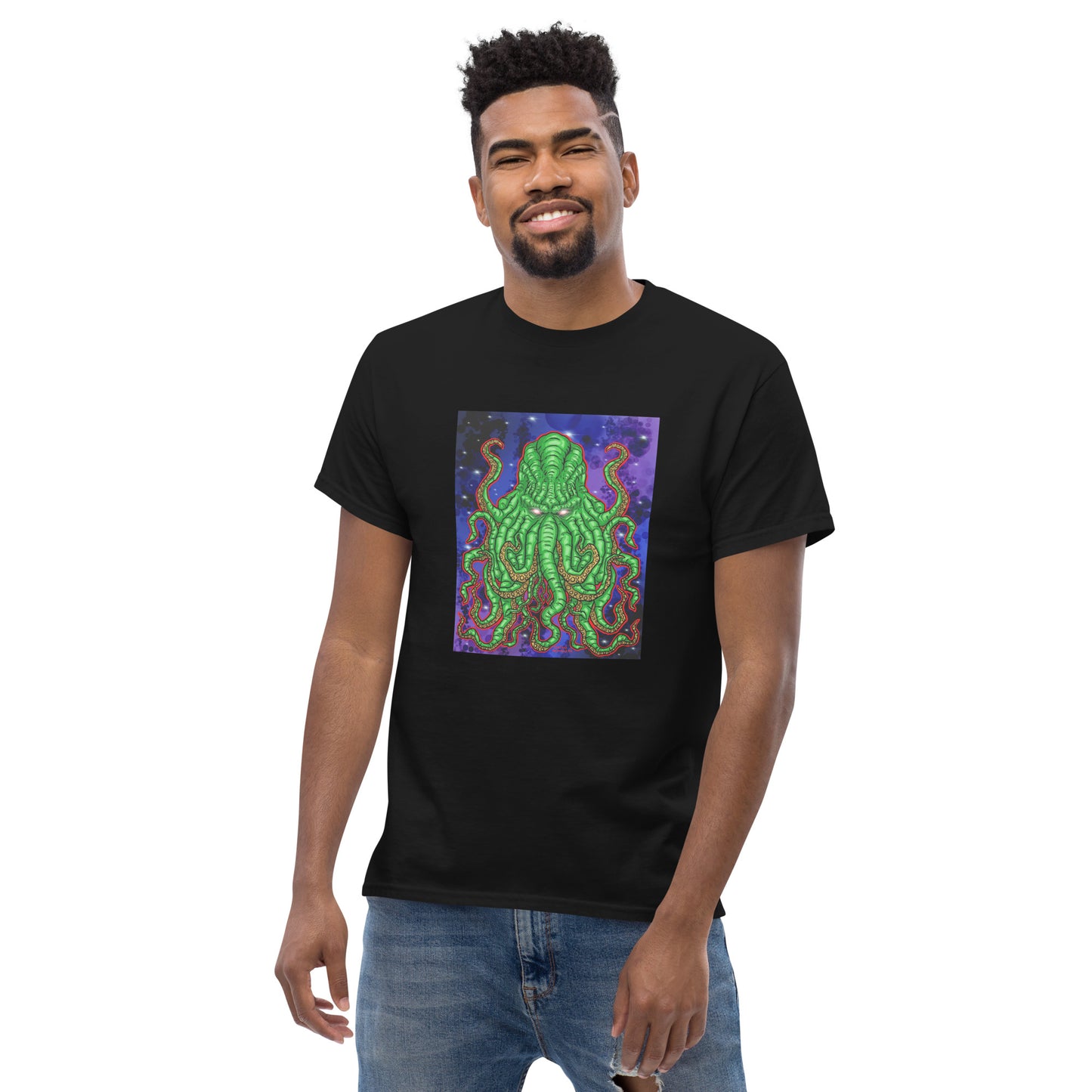 "Cthulhu: Cosmic Chaos!" Men's Black classic tee