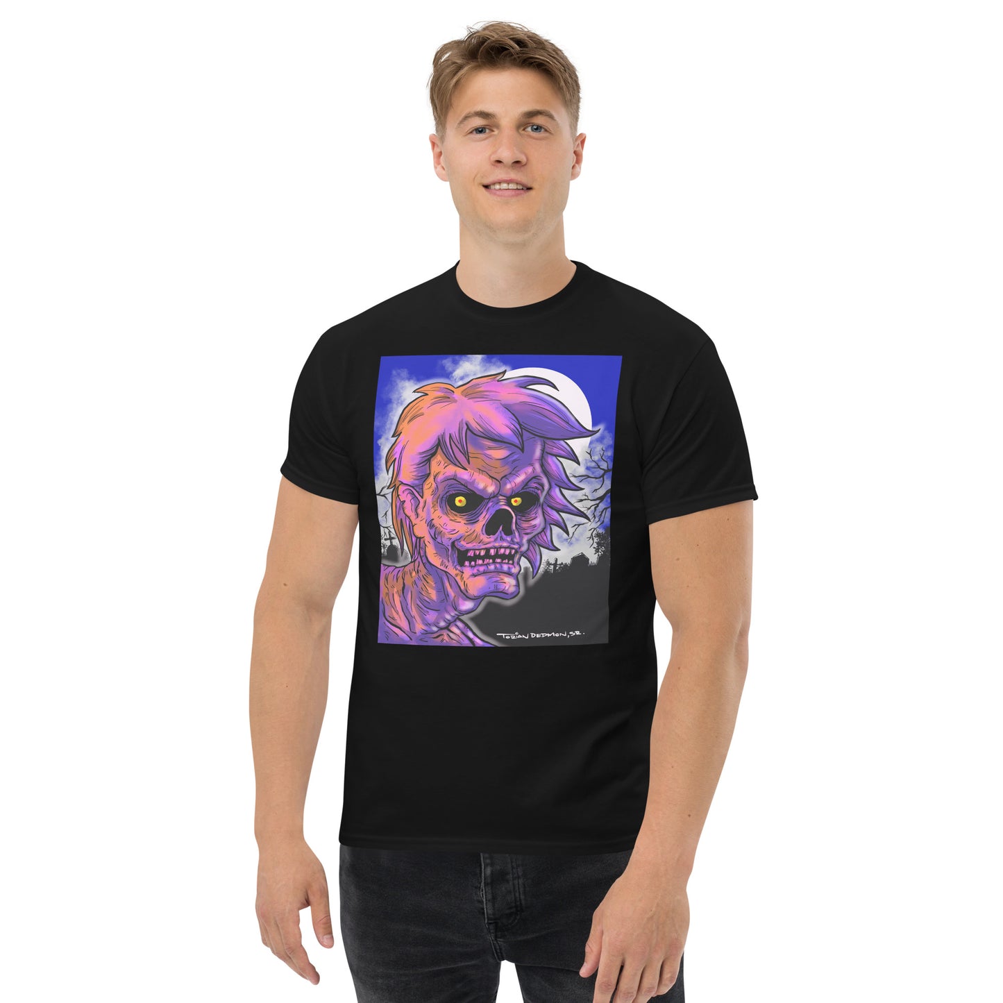 Phantom Zombie! Black Men's classic tee