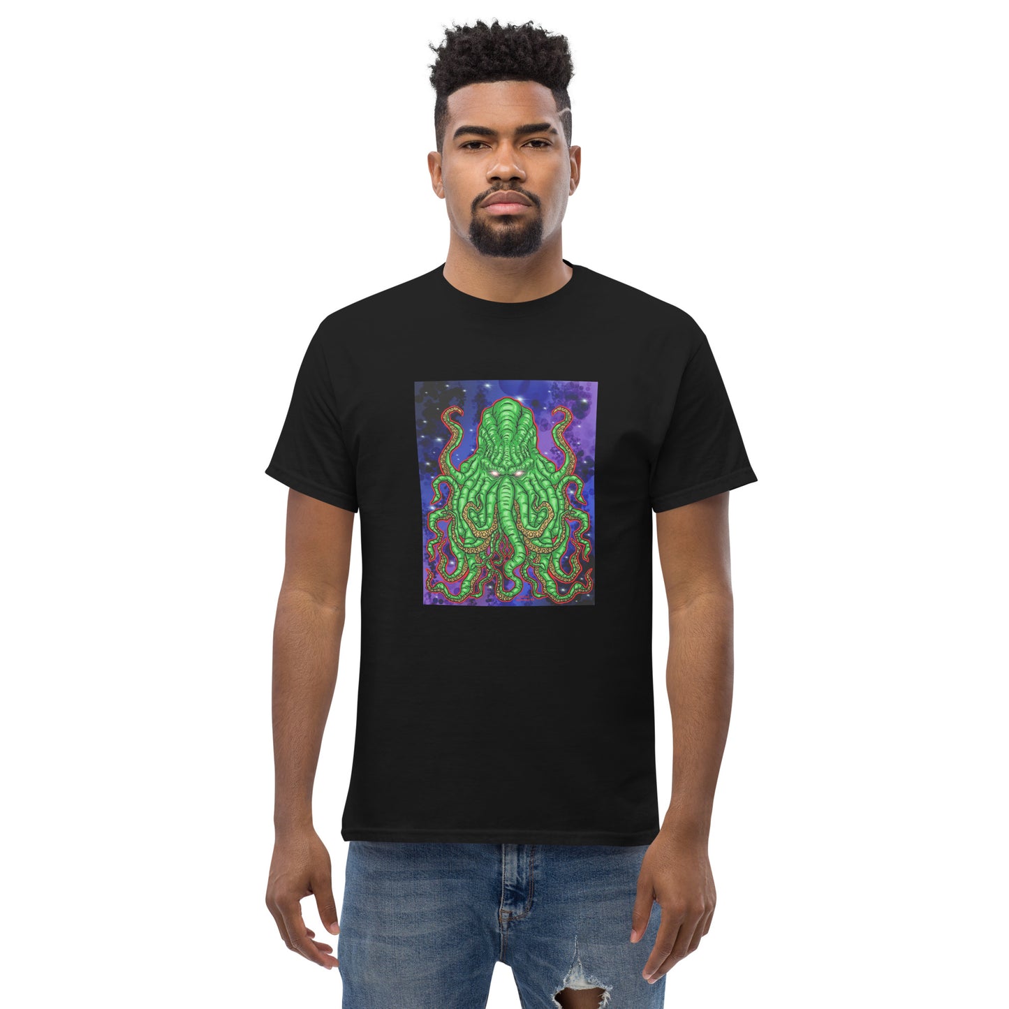 "Cthulhu: Cosmic Chaos!" Men's Black classic tee