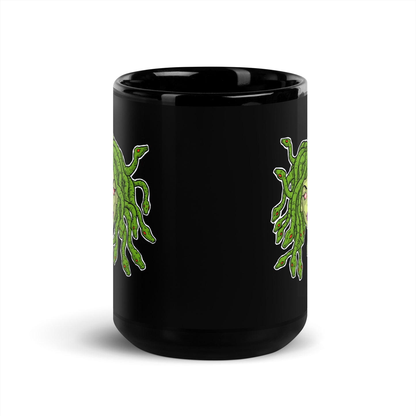MEDUSA Black Glossy Mug