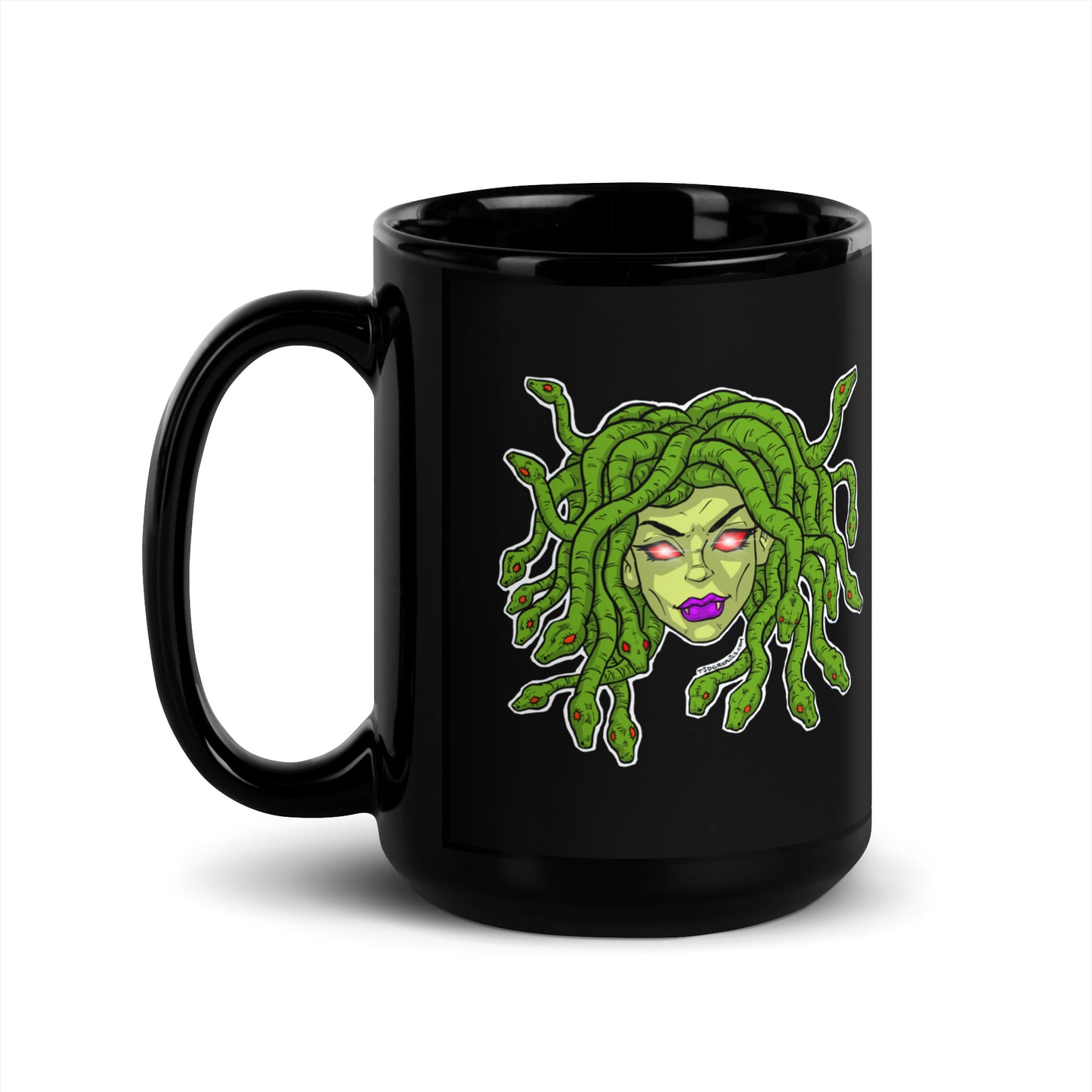 MEDUSA Black Glossy Mug